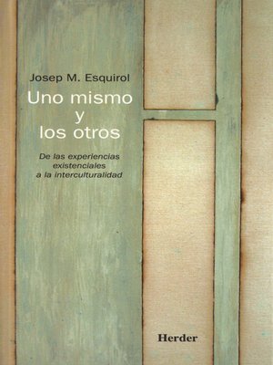 cover image of Uno mismo y los otros